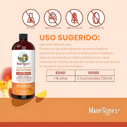 Multivitamínico líquido con Lustriva® : mírate 10 años más joven