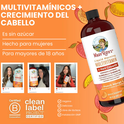 Multivitamínico líquido con Lustriva® : mírate 10 años más joven